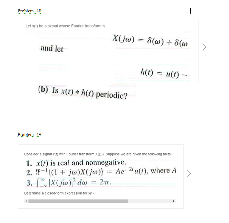 Solved Let X T Be A Signal Whose Fourier Transform Is X Chegg Com