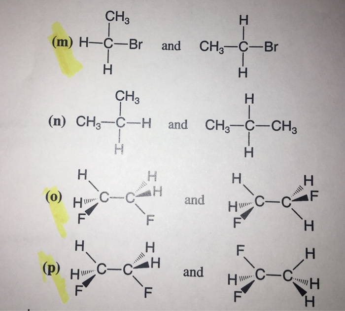 Solved Organic Chem Iconsider Each Pair Of Structural For Chegg Com
