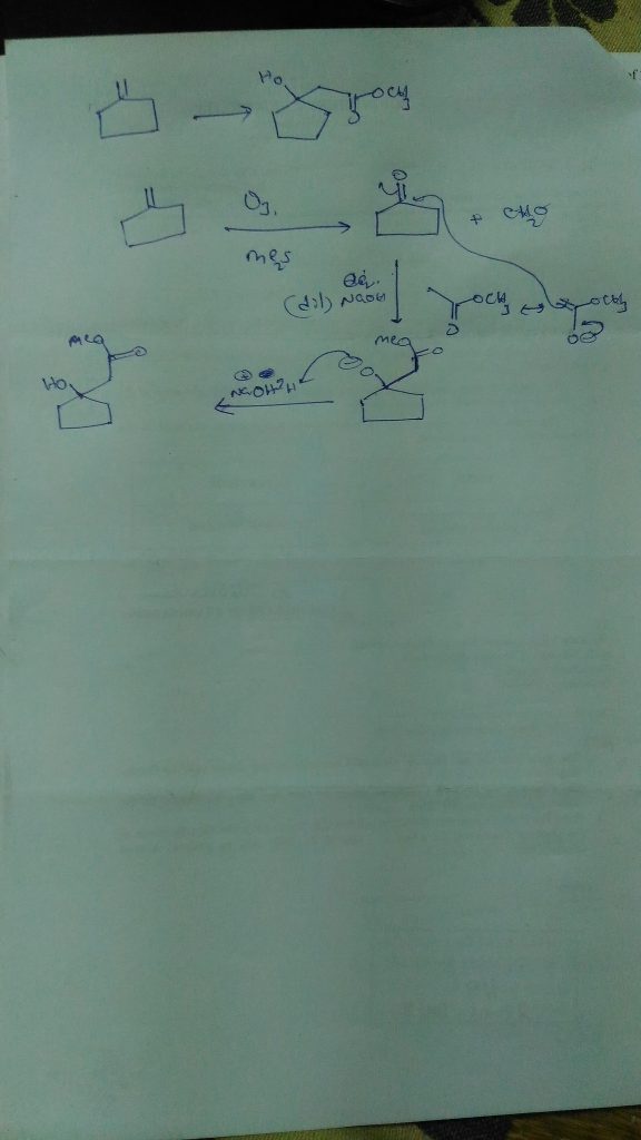 Question & Answer: Prove the steps required for this reaction..... 1