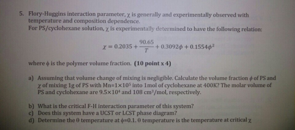 Temperatures and mixing interactions
