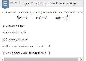 Solved Consider Three Functions F G And H Whose Domain Chegg Com