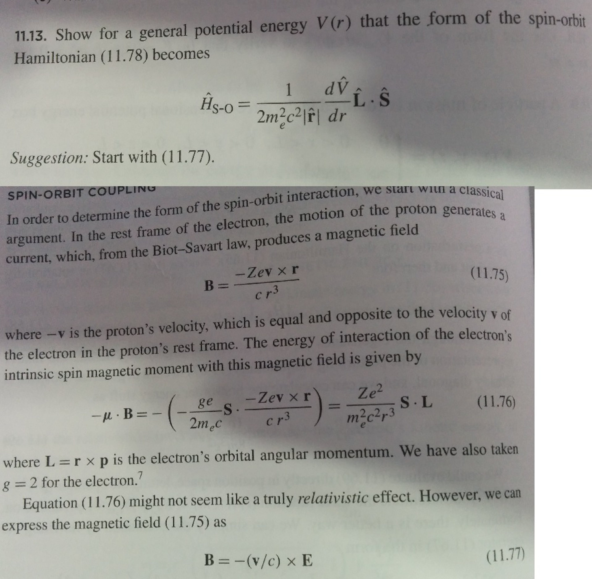 Solved Show For A General Potential Energy V R That The Chegg Com