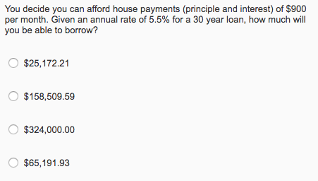 how much house can i afford for 900 a month