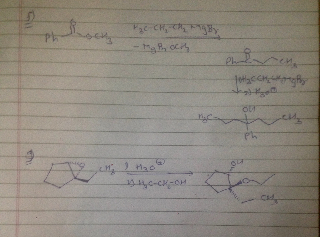 Question & Answer: How to find starting reagent and synthesis Hint: start with ester OH ???? HC CHOH 3 ?7??..... 1