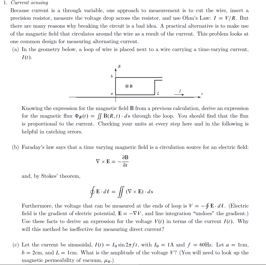 Because Current Is A Through Variable One Approac Chegg Com