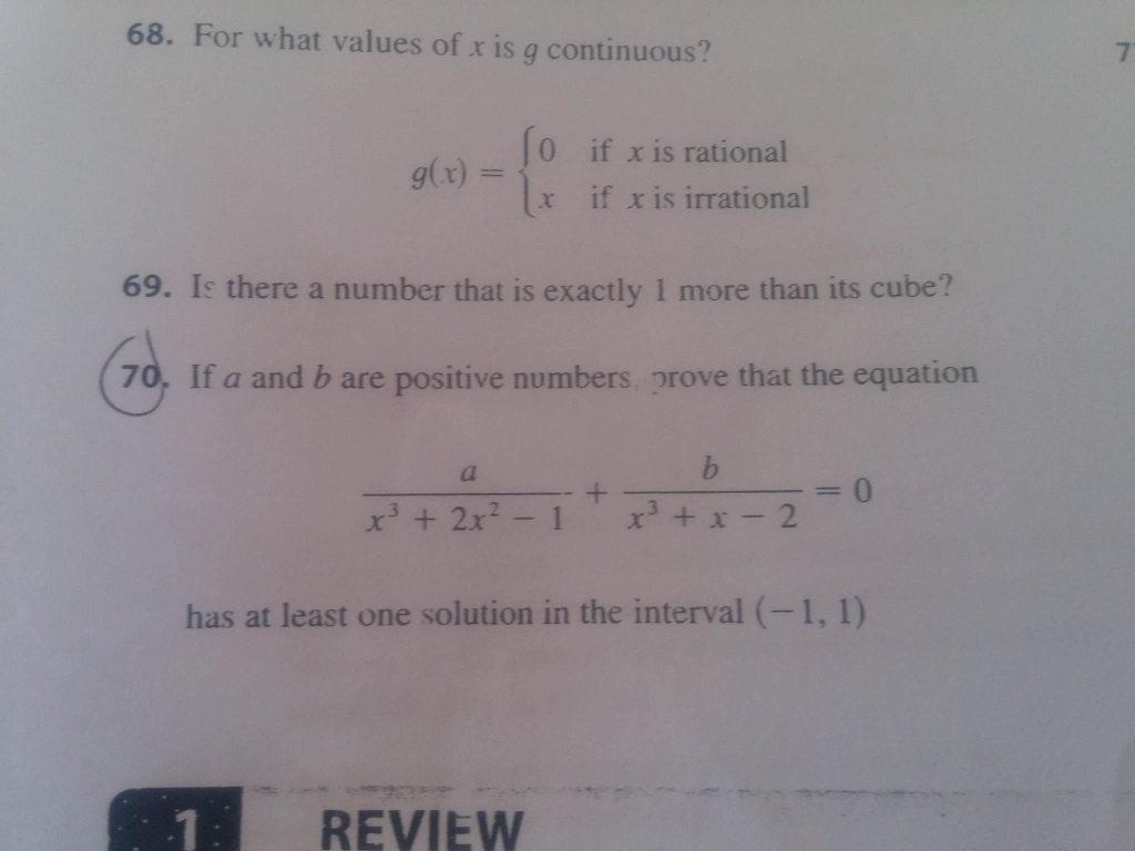 Solved For What Values Of X Is G Continuous G X 0 If Chegg Com