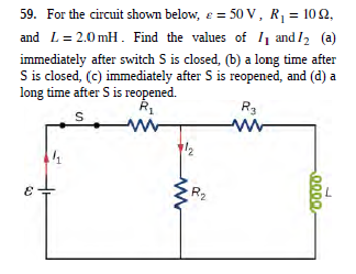 1. [50 points] Given the RF circuit shown below