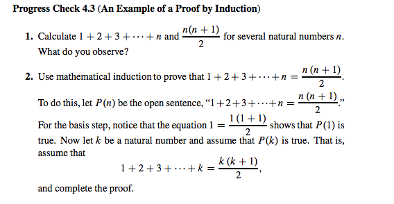 Solved Progress Check 4 3 An Example Of A Proof By Chegg Com