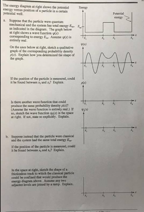 Potential energy worksheet key image