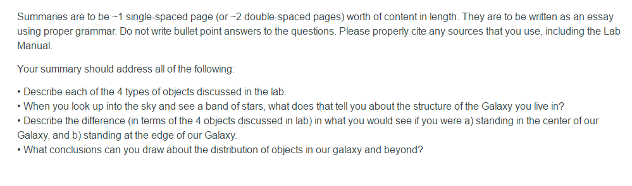 Summaries Are To Be 1 Single Spaced Page Or 2 D Chegg Com