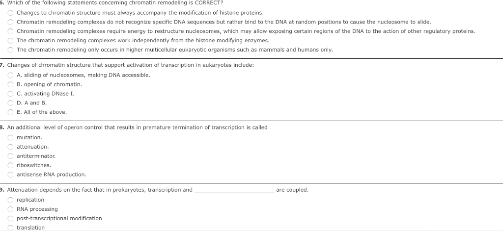 Solved Which Of The Following Statements Concerning Chrom Chegg Com