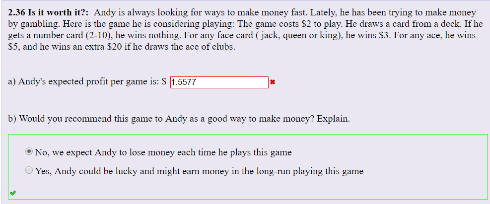 Solved Andy Is Always Looking For Ways To Make Money Fast - andy is always looking for ways to make money