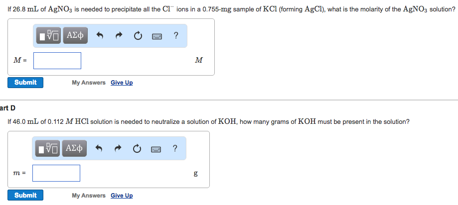 Solved A) What Volume Of 0.150 M HClO4 Solution Is Needed