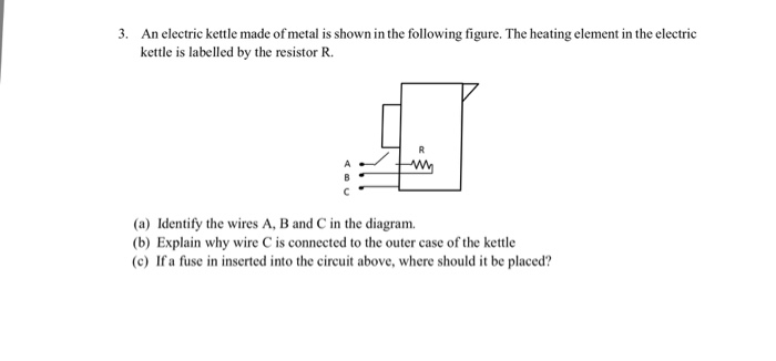 Electric kettle wiring diagram connection 