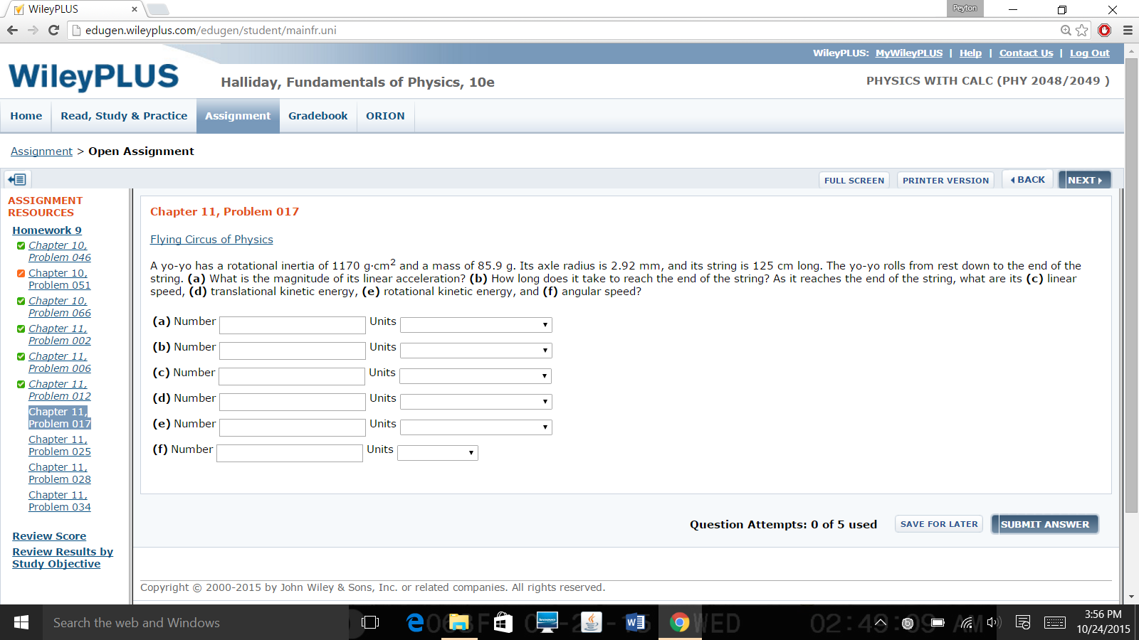 Question: Wiley PLUS C edugen.wileyplus.com /edugen/student/main un Wiley PLUS: My Wiley PLUS I Help Contac.