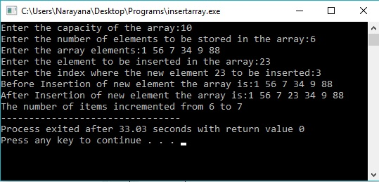 Question & Answer: Write a function named insertInArray that takes the following parameters: list: an integer array arrayCapacity: c..... 1