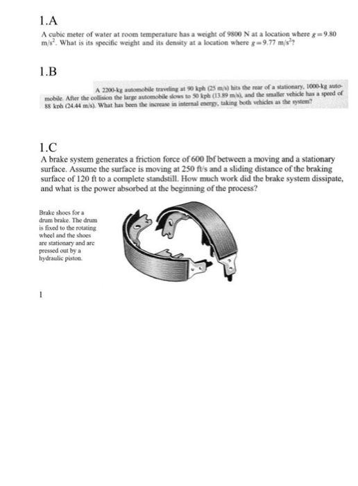 Solved A Cubic Meter Of Water At Room Temperature Has A W