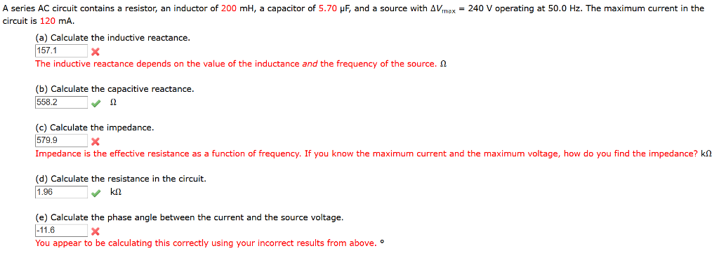 solved a series ac circuit contains a resistor, an induct rc series circuit solved an ac source powers a circuit