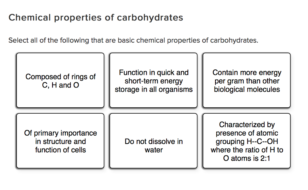 basic carbohydrate chemical structure