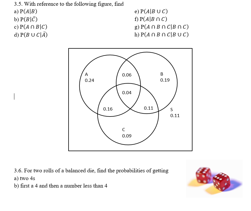 Solved With Reference To The Following Figure Find P A B Chegg Com