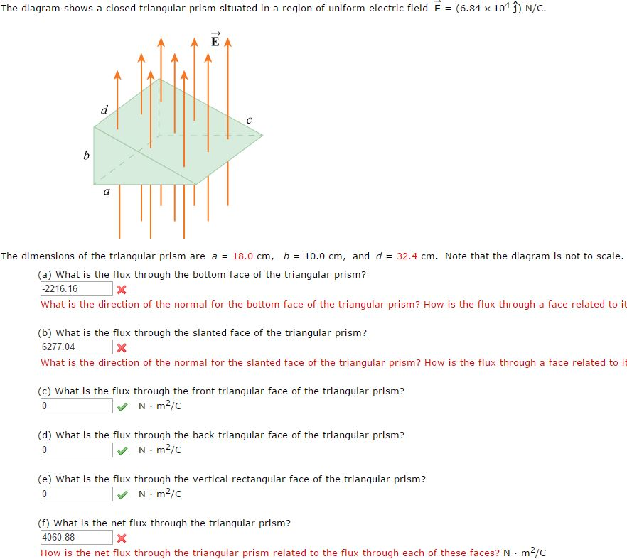 Solved The Diagram Shows A Closed Triangular Prism Situat Chegg Com