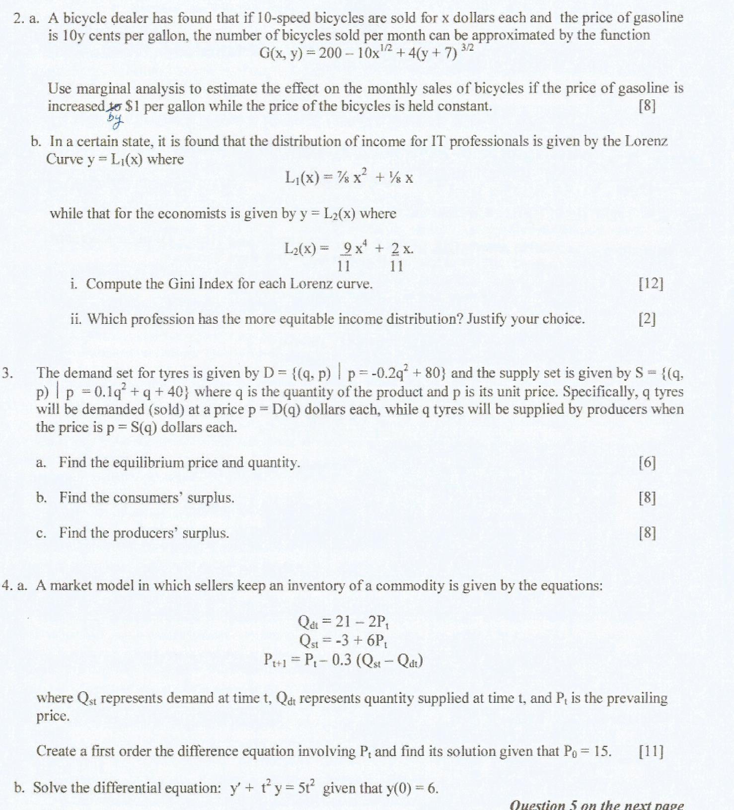 Solved If The Price Elasticity Of Demand Is Given By The Chegg Com