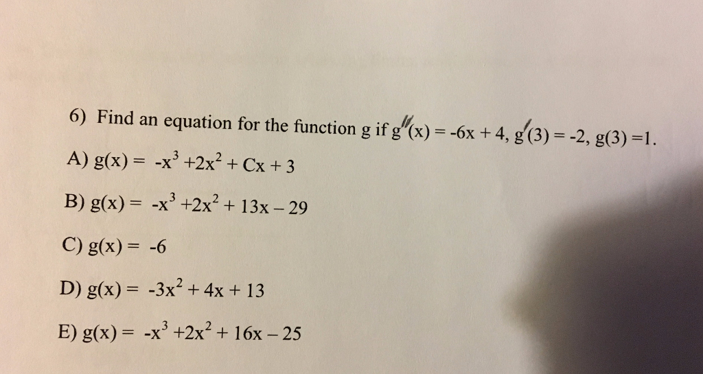 Solved Find An Equation For The Function G If G X 6x Chegg Com