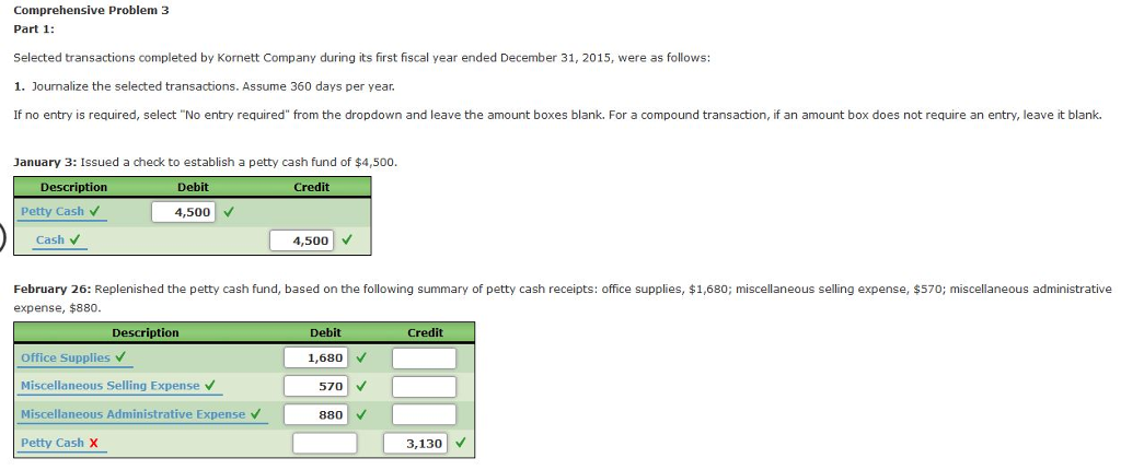Prehensive Problem 3 Part 1 Selected Transactions Chegg  Prehensive Problem 3 Part 1 Selected Transactions Chegg