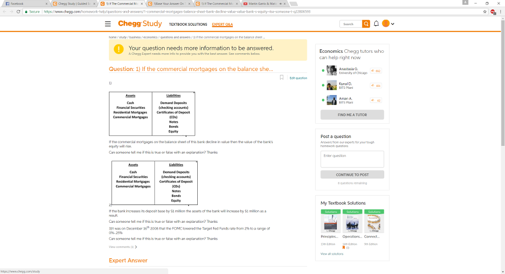 Solved Facebook Chegg Study TEXTBOOK SOLUTIONS | Chegg.com