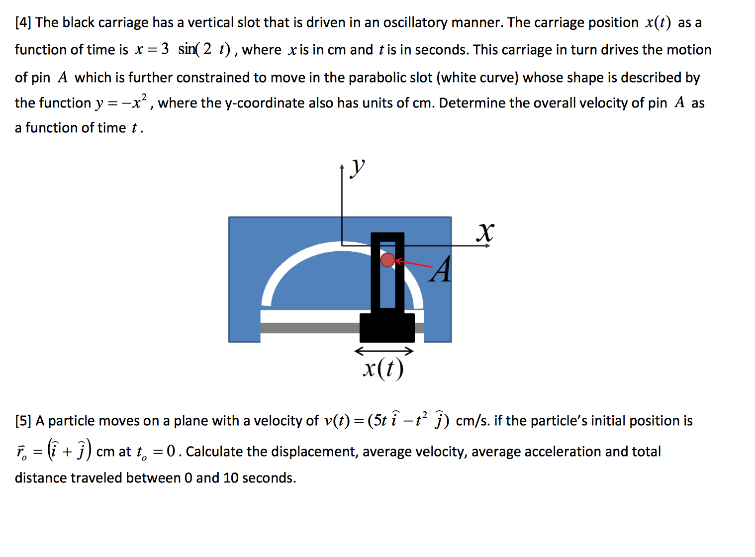 Slot velocity calculation