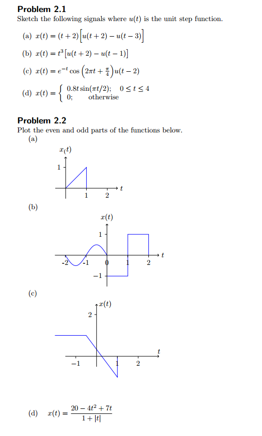 Q1c Sketch and determine Energy of a signal  Part 1  YouTube