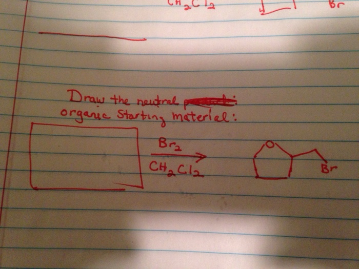 Solved Draw The Neutral Organic Starting Material