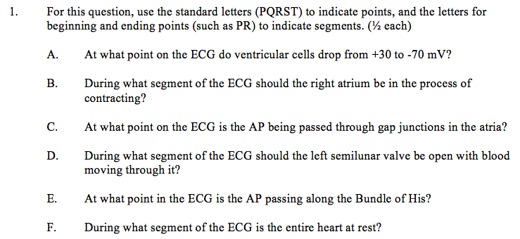 Solved For This Question Use The Standard Letters Pqrst