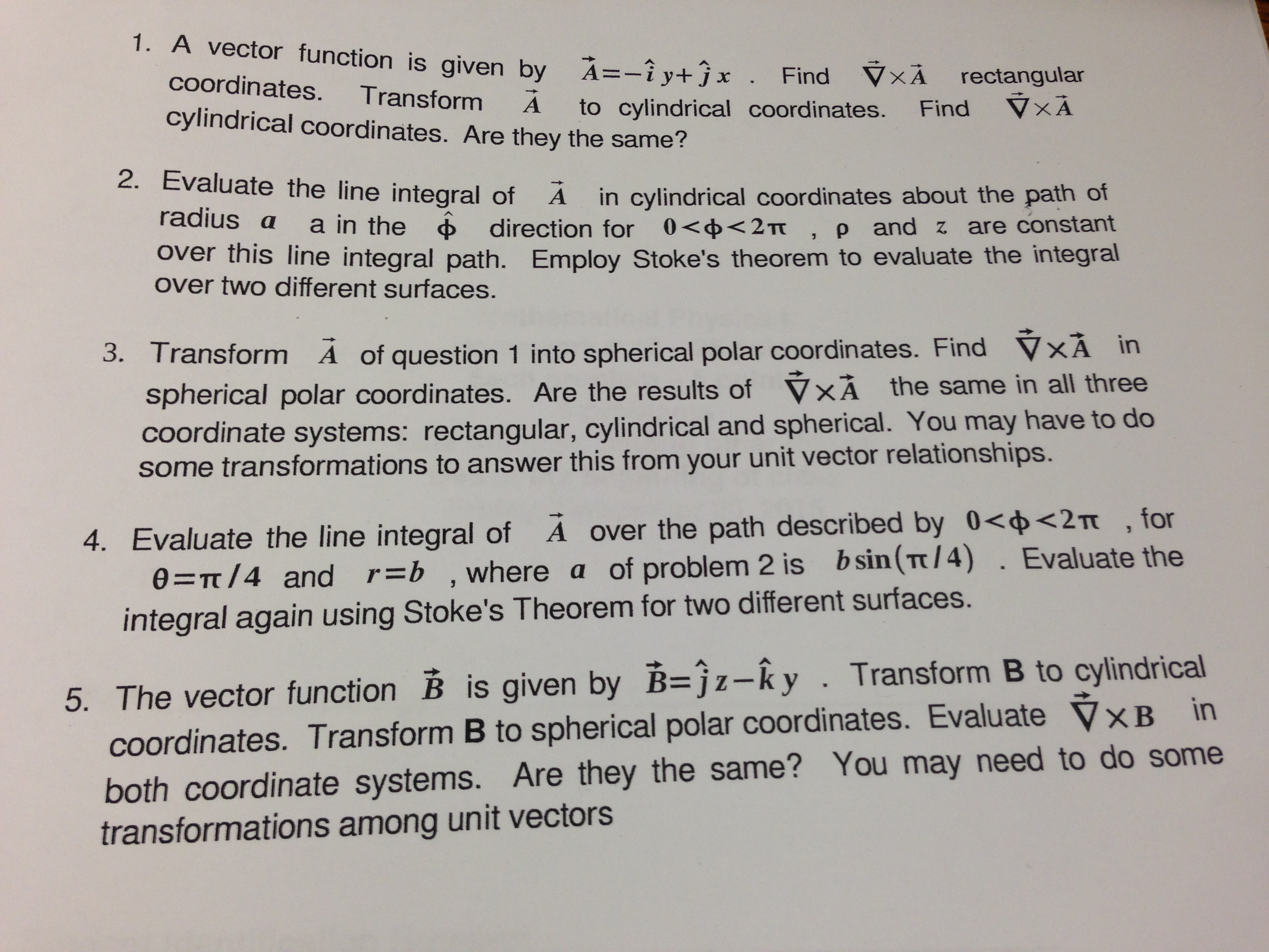 A Vector Function Is Given By A Iy Jx Find Chegg Com