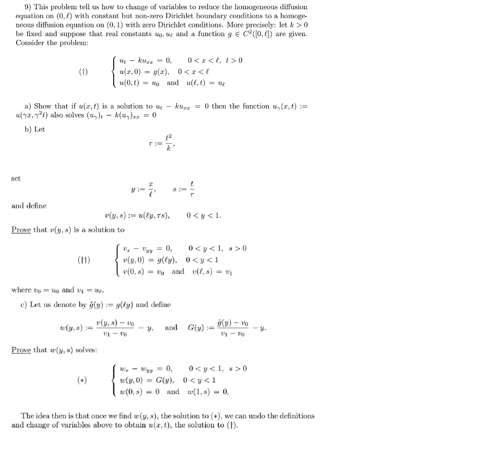 Solved This Problem Tell Us How To Change Of Variables To Chegg Com