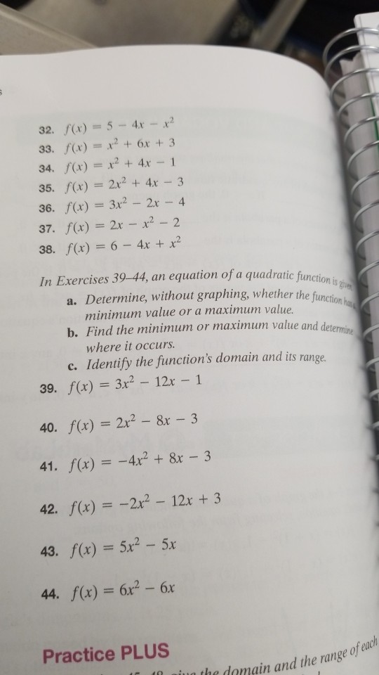 Solved Use The Vertex And Intercepts To Sketch The Graph