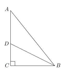 Tga 0 75. Прямоугольный треугольник 30 градусов биссектриса. Начертить прямоугольный треугольник АВС. Биссектриса треугольника 90 градусов. В прямоугольном треугольнике АВС С прямым углом с.