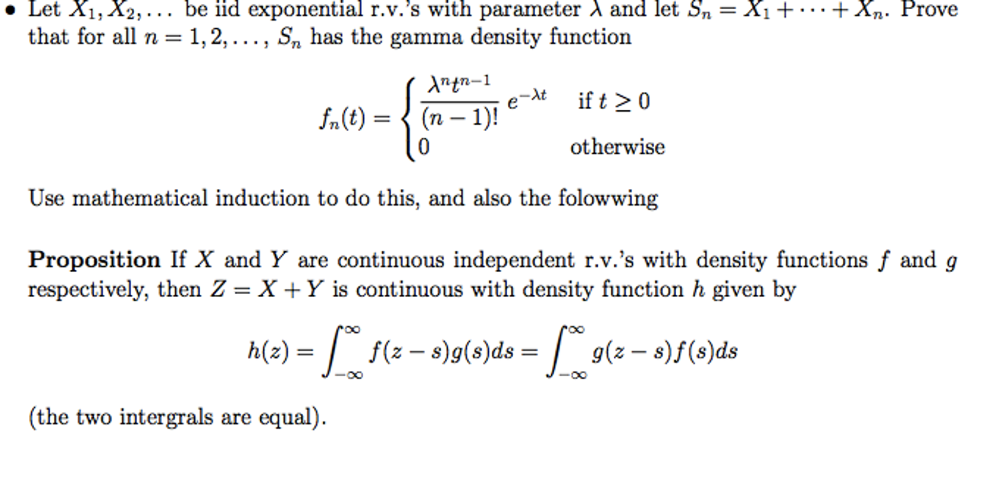 Poisson Process Let X1 X2 Be Iid Exponenti Chegg Com