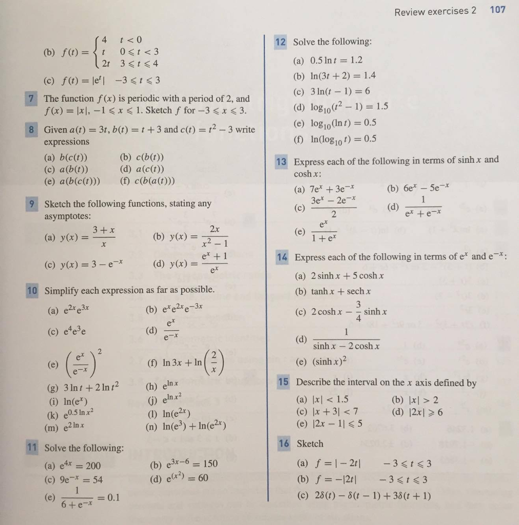 Solved Review Exercises 2 F F V In U H G V J Y T Chegg Com