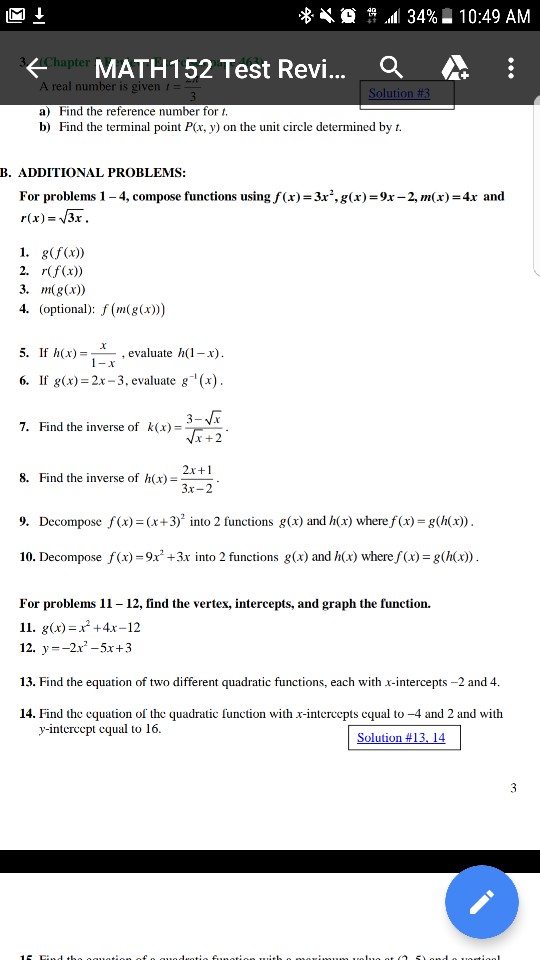 Solved T 111 34 10 49 Am Math152 Test Revi Q R Chegg Com