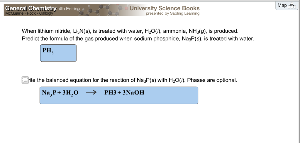 Solved When Lithium Nitride Li 3n S Is Treated With Chegg Com