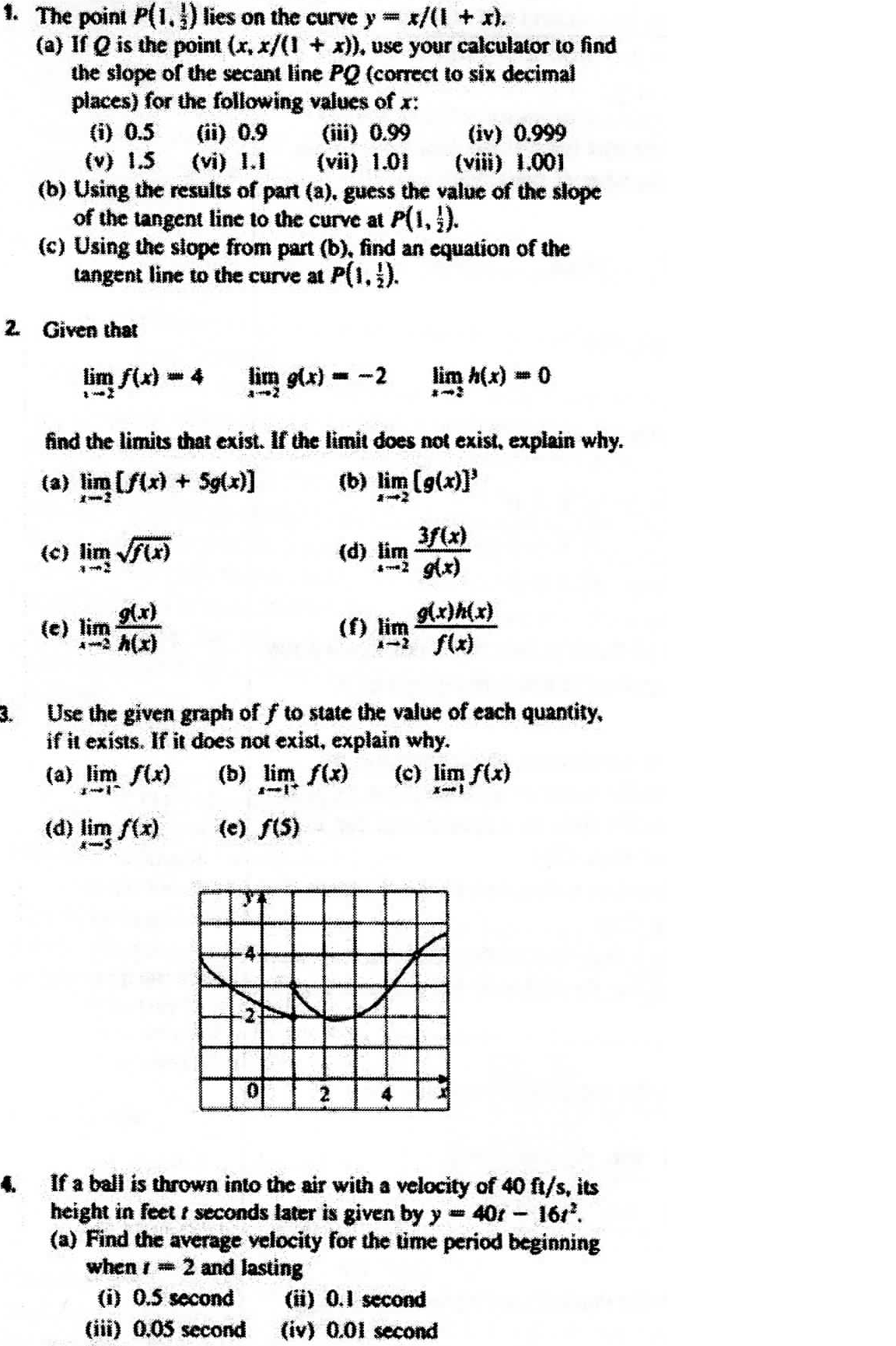 Solved 1 The Point P 1 L Lies On The Curve Y X 1 X Chegg Com