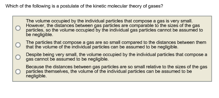 kinetic molecular theory