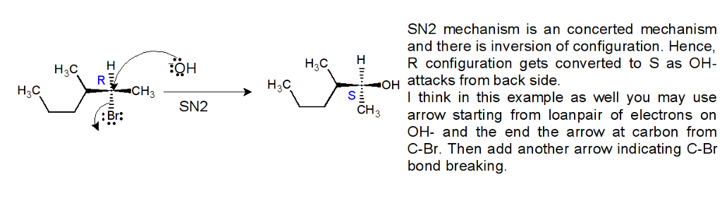 Question & Answer: Part A Give the mechanism. CH: H SN2 H Br Draw all missing reactants and/or products in the..... 1