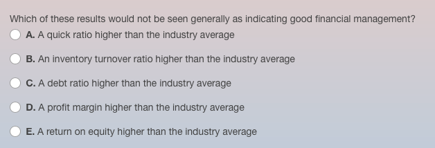 Solved: Which Of These Results Would Not Be Seen Generally ...