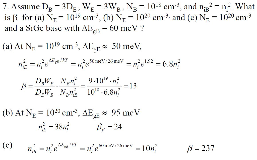 Solved Is B For A N 1019 Cm 3 B N 10 Cm 3 And C Chegg Com