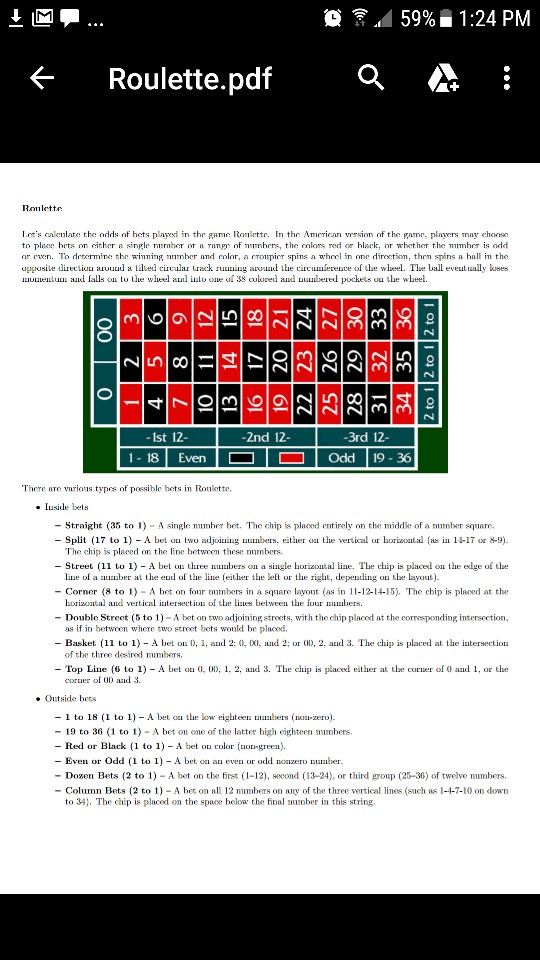 Solved In a corner bet in roulette, you bet on four numbers