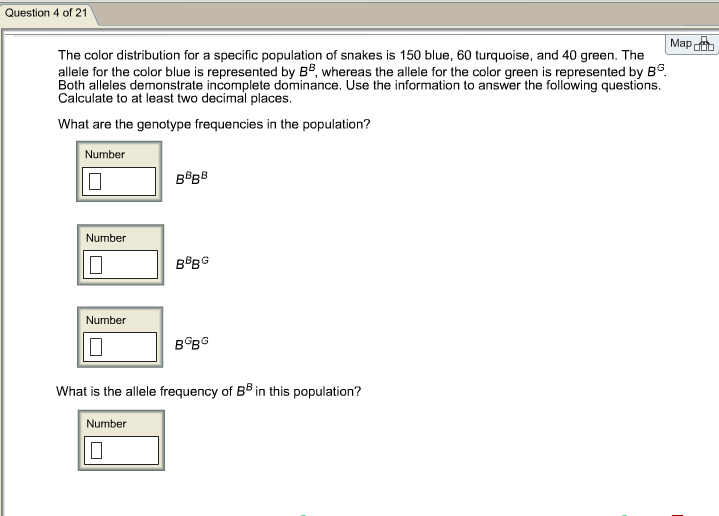 Solved The Color Distribution For A Specific Population O Chegg Com