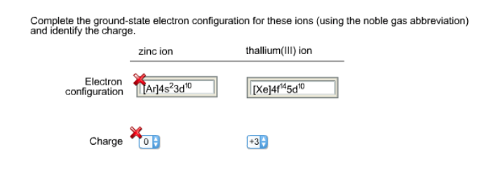 Solved Complete The Groundstate Electron Configuration F