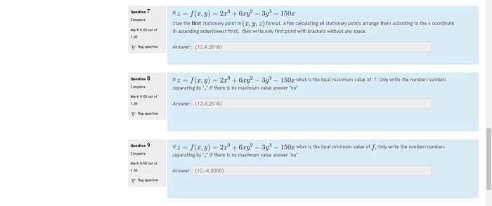 Solved If Z F X Y 2x 3 6xy 2 3y 3 150x State Chegg Com